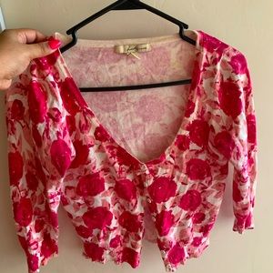 Floral cardigan